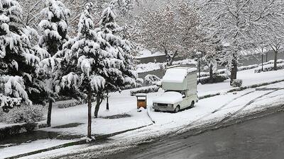 همدان در انتظار بارش پراکنده برف و باران