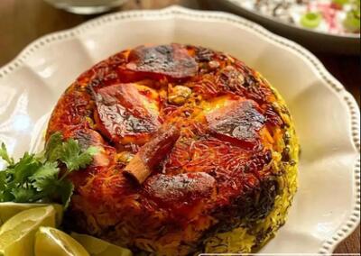 طرز تهیه ته‌انداز مرغ با شوید؛ شیک و مجلسی - فراشپز