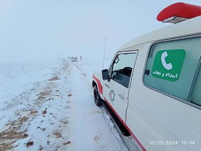 آماده باش عوامل عملیاتی هلال‌احمر در پی بارش شدید برف در کشور