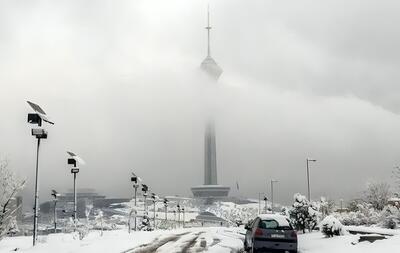 سرما و یخبندان در راه تهران