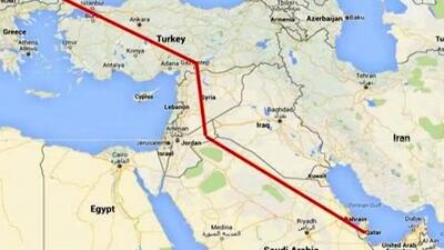 خط لوله مستقیم گاز قطر به اروپا از مسیر سوریه