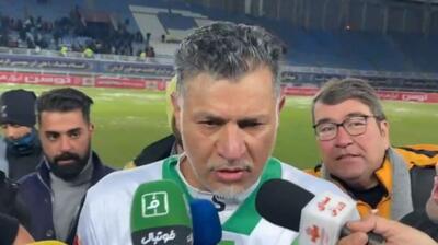 اختصاصی/ مصاحبه کوتاه علی دایی پس از تساوی منتخب 98 و منتخب خراسان