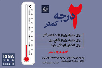 ویدیو/ اعضای دولت چهاردهم به پویش «۲ درجه کمتر» پیوستند