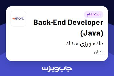 استخدام Back-End Developer (Java) در داده ورزی سداد