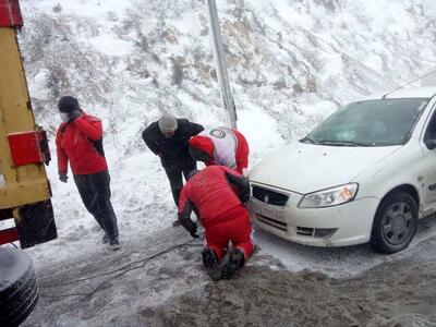 امدادرسانی به ۱۴۰۹ نفر از متاثرین برف و کولاک در مازندران