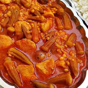 طرز تهیه خورش بامیه فوق العاده خوشمزه و مجلسی جنوبی - سبک ایده آل