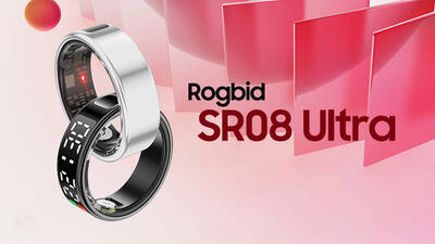 اولین حلقه هوشمند دارای نمایشگر دنیا معرفی شد؛ با Rogbid SR08 Ultra آشنا شوید