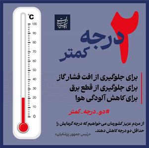 استاندار همدان به پویش  دو درجه کمتر  پیوست