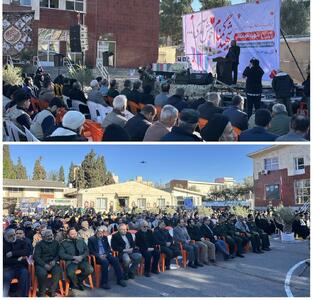 تشیع شهید گمنام بر روی دستان دانشجو معلمان گلستانی