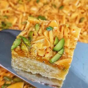 طرز تهیه دسرخوشمزه ملکه بادام :شیرینی متین ستوده در شام ایرانی - سبک ایده آل