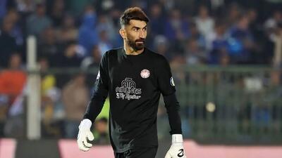 بیرانوند به پرسپولیسی‌ها: تلاش نکنید، ما قهرمان می‌شویم!