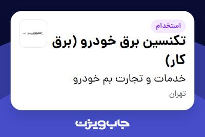 استخدام تکنسین برق خودرو (برق کار) - آقا در خدمات و تجارت بم خودرو