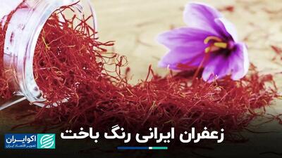 زعفران ایرانی رنگ باخت