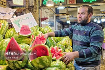 بازار شب یلدا در زنجان