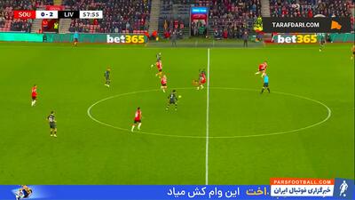 گل کامرون آرچر به لیورپول (ساوتهمپتون 1-2 لیورپول) - پارس فوتبال