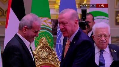 لحظه مواجهه اردوغان و پزشکیان پس از سقوط سوریه