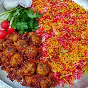 لبو پلو با کوفته قلقلی، یک شام خوشمزه برای دورهمی شب چله - فراشپز