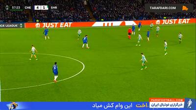 گل مارک کوکوریا به شامروک روورز (چلسی 5-1 شامروک روورز) - پارس فوتبال