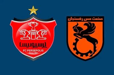 شکست دو‌ گله پرسپولیس در نیمه اول دیدار با مس