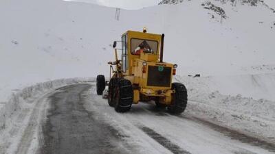 برف‌روبی بیش از ۴ هزار و ۵۰۰ کیلومتر از محورهای مواصلاتی استان کرمانشاه