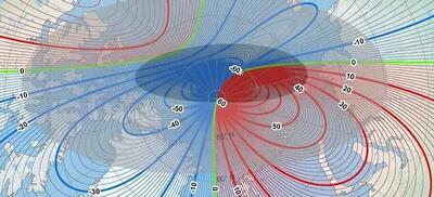 موقعیت قطب مغناطیسی شمال به‌طور رسمی تغییر پیدا کرده است
