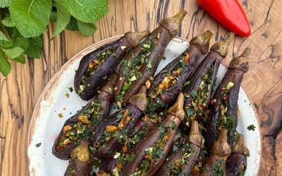 طرز تهیه ترشی بادمجان