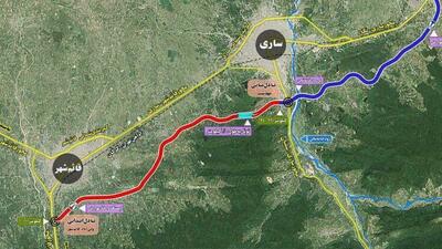 آزادسازی یک‌سوم مسیر آزادراه در دست ساخت قائمشهر - ساری