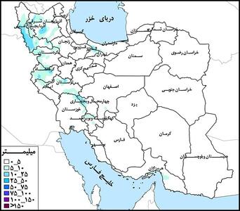 حوضه‌ آبریز دریاچه ارومیه و مرزی غرب، پُرباران‌ترین حوضه‌های درجه ۲ کشور