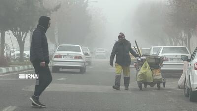 فیلم | مه گرفتگی شدید در کرمانشاه