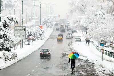 بارش برف جمعه 7 دی ماه در این مناطق تهران