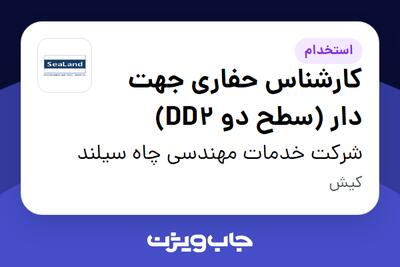 استخدام کارشناس حفاری جهت دار (سطح دو DD2) - آقا در شرکت خدمات مهندسی چاه سیلند