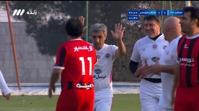 گل اول منتخب 98 به منتخب خراسان (رسول خطیبی - پنالتی)