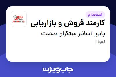 استخدام کارمند فروش و بازاریابی در پایور آسانبر مبتکران صنعت