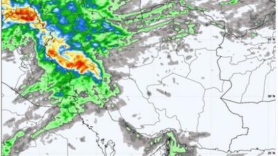 موج سنگین و سرد بارندگی جمعه وارد ایران می‌شود