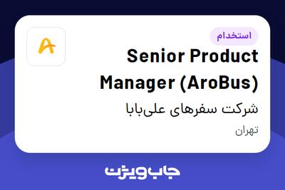 استخدام Senior Product Manager (AroBus) در شرکت سفرهای علی‌بابا