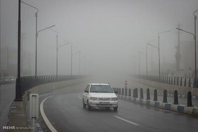 پدیده مه گرفتگی استان زنجان را فرا می گیرد