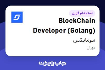 استخدام BlockChain Developer (Golang) در سرمایکس