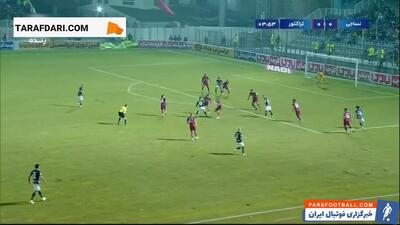 خلاصه بازی نساجی 1-1 تراکتور (لیگ برتر ایران - 04-1403) - پارس فوتبال