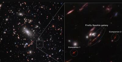 کشف کهکشان دوقلوی راه شیری با تصاویر تلسکوپ جیمز وب