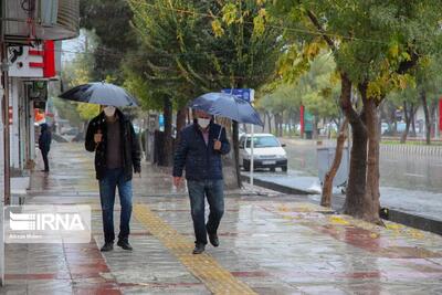 باران زمستانی به کرمانشاه طراوت بخشید