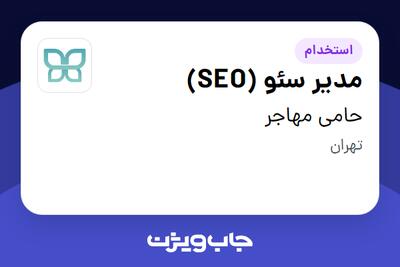 استخدام مدیر سئو (SEO) در حامی مهاجر