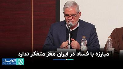 مبارزه با فساد در ایران مغز متفکر ندارد