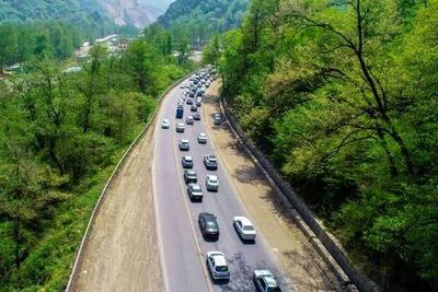 برف و باران در جاده‌های ۳ استان/ ترافیک نیمه سنگین در آزادراه کرج ـ تهران