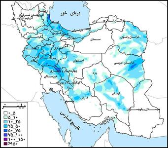 حوضه‌ تالش- مرداب انزلی و حوضه کارون بزرگ پُرباران‌ترین حوضه‌های درجه دو کشور