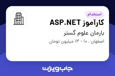 استخدام کارآموز ASP.NET در بارمان علوم گستر