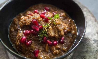 طرز تهیه خورش متنجان گیلانی