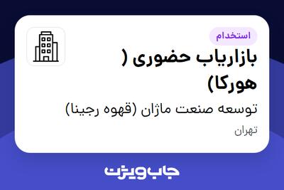 استخدام بازاریاب حضوری ( هورکا) در توسعه صنعت ماژان (قهوه رجینا)