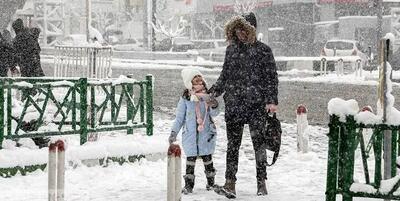 بارش برف شدید و کولاک تا جمعه ۱۴ دی در این مناطق/ تهران زیر برف دفن شد