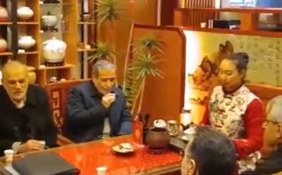 ویدیو / شام خوردن عراقچی در چین