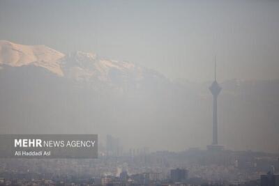 برف و باران از پس آلودگی هوا در تهران برنیامد